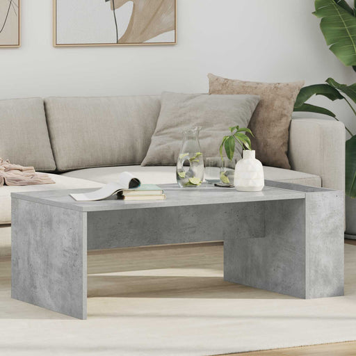 Masă de cafea Gri din beton 95 x 50 x 34 cm Lemn compozit - WALTI WALTI