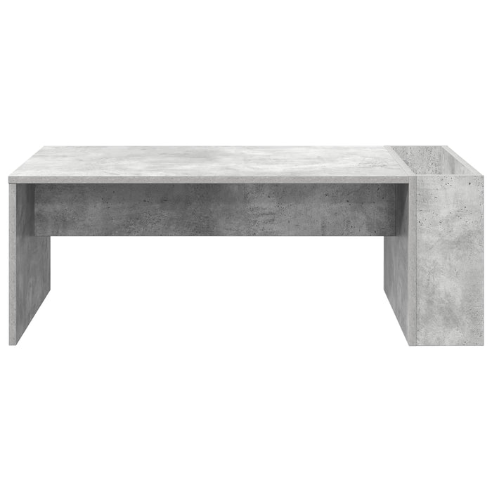 Masă de cafea Gri din beton 95 x 50 x 34 cm Lemn compozit - WALTI WALTI