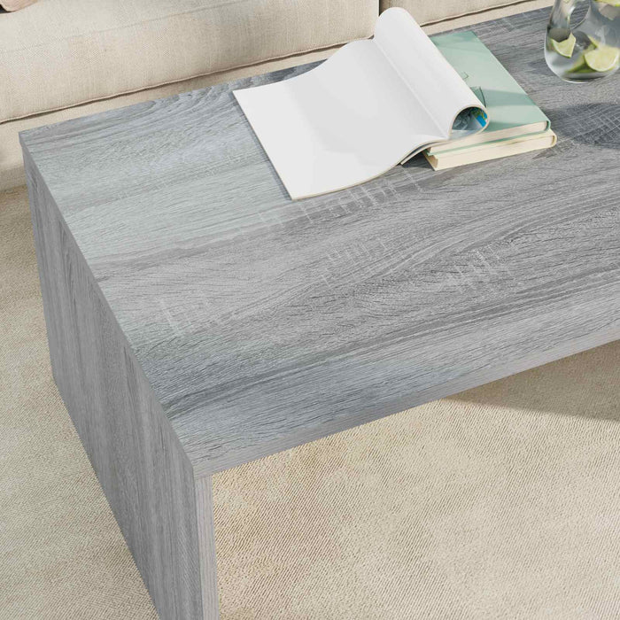 Masă de cafea Gri Sonoma 95 x 50 x 34 cm Lemn compozit - WALTI WALTI