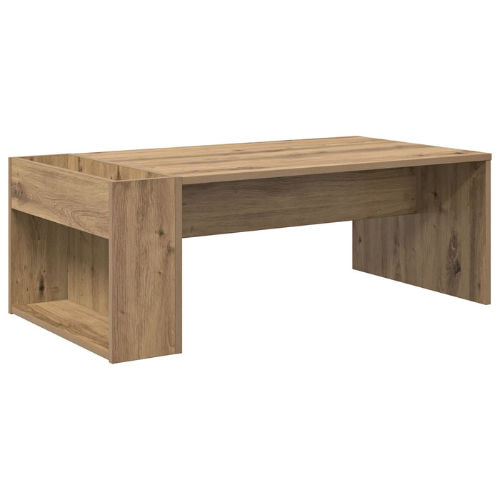 Masă de cafea Stejar Artizanal 95 x 50 x 34 cm Lemn compozit - WALTI WALTI