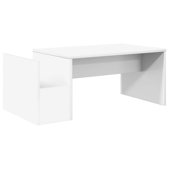 Masă de cafea Alb 90 x 45 x 35 cm Lemn compozit - WALTI WALTI