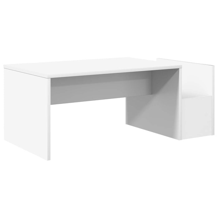 Masă de cafea Alb 90 x 45 x 35 cm Lemn compozit - WALTI WALTI