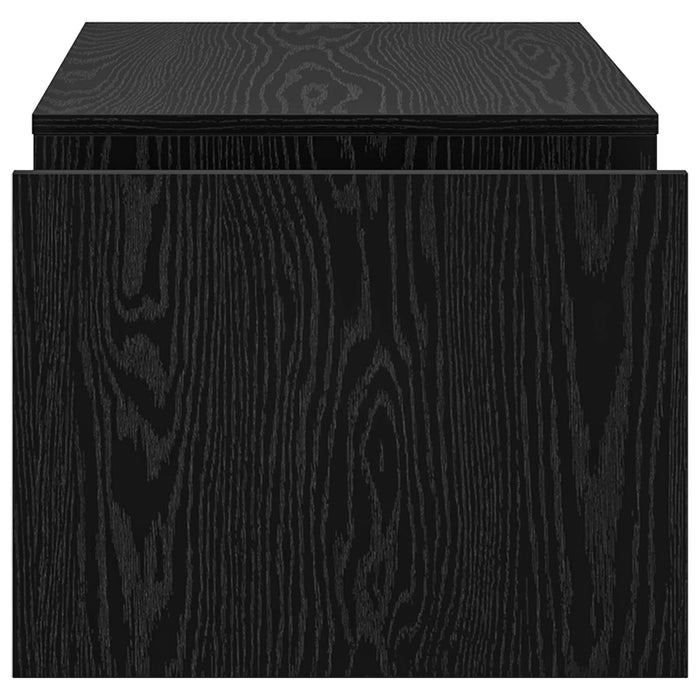 Masă de cafea Stejar Negru 90 x 45 x 35 cm Lemn compozit - WALTI WALTI