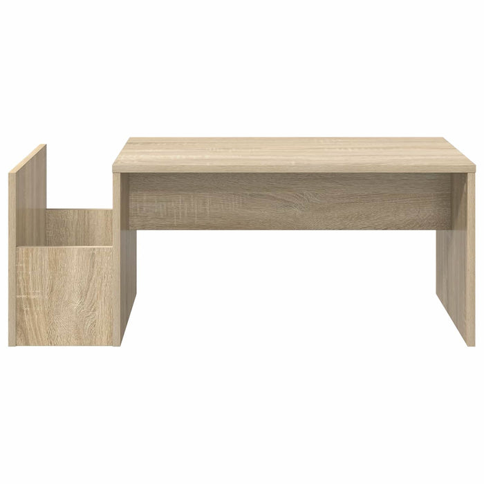 Masă de cafea Stejar Sonoma 90 x 45 x 35 cm Lemn compozit - WALTI WALTI