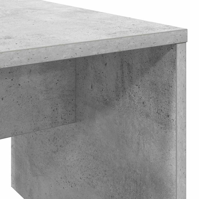 Masă de cafea Gri din beton 90 x 45 x 35 cm Lemn compozit - WALTI WALTI