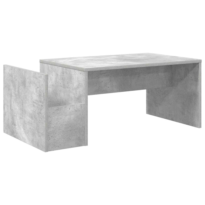 Masă de cafea Gri din beton 90 x 45 x 35 cm Lemn compozit - WALTI WALTI