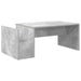 Masă de cafea Gri din beton 90 x 45 x 35 cm Lemn compozit - WALTI WALTI
