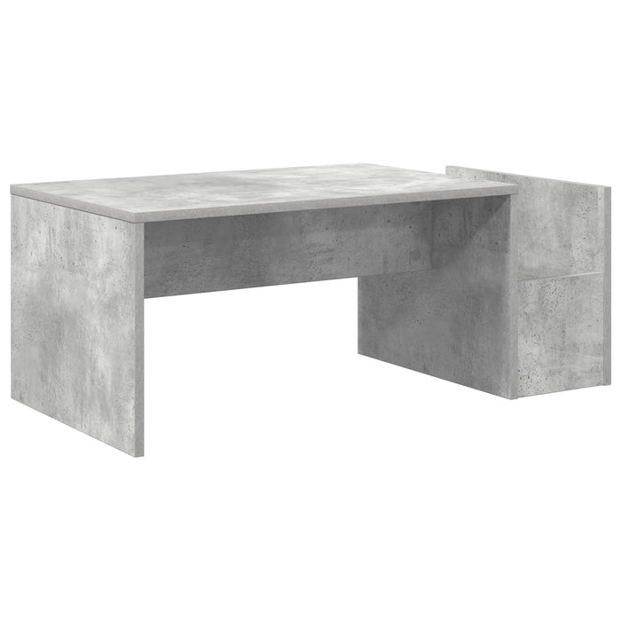 Masă de cafea Gri din beton 90 x 45 x 35 cm Lemn compozit - WALTI WALTI