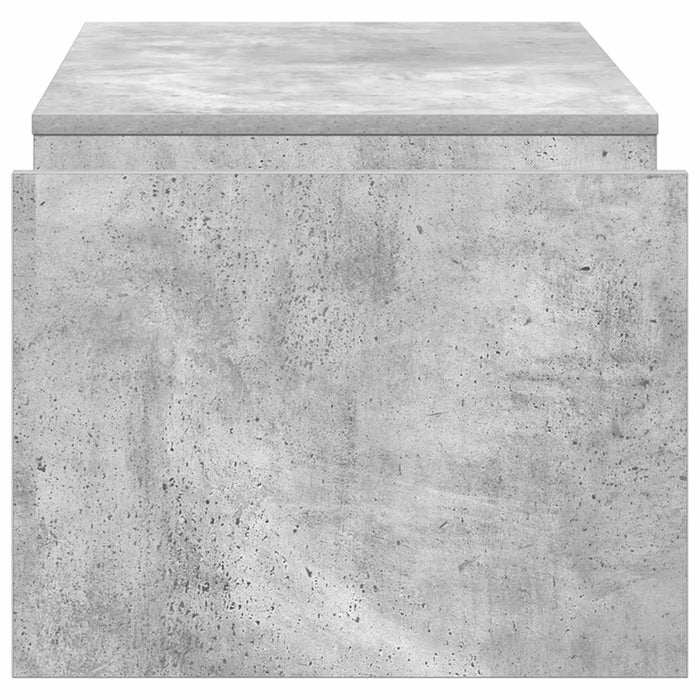 Masă de cafea Gri din beton 90 x 45 x 35 cm Lemn compozit - WALTI WALTI