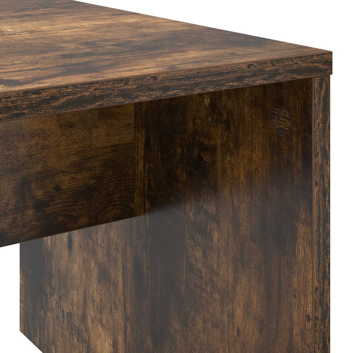 Masă de cafea Stejar fumuriu 90 x 45 x 35 cm Lemn compozit - WALTI WALTI