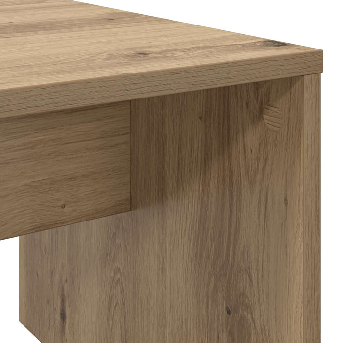 Masă de cafea Stejar Artizanal 90 x 45 x 35 cm Lemn compozit - WALTI WALTI