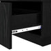 Masă de cafea Stejar Negru 95 x 55 x 31 cm Lemn compozit - WALTI WALTI