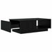 Masă de cafea Stejar Negru 95 x 55 x 31 cm Lemn compozit - WALTI WALTI