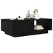 Masă de cafea Stejar Negru 95 x 55 x 31 cm Lemn compozit - WALTI WALTI