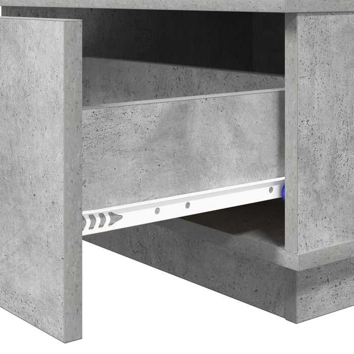 Masă de cafea Gri din beton 95 x 55 x 31 cm Lemn compozit - WALTI WALTI