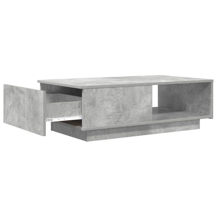 Masă de cafea Gri din beton 95 x 55 x 31 cm Lemn compozit - WALTI WALTI