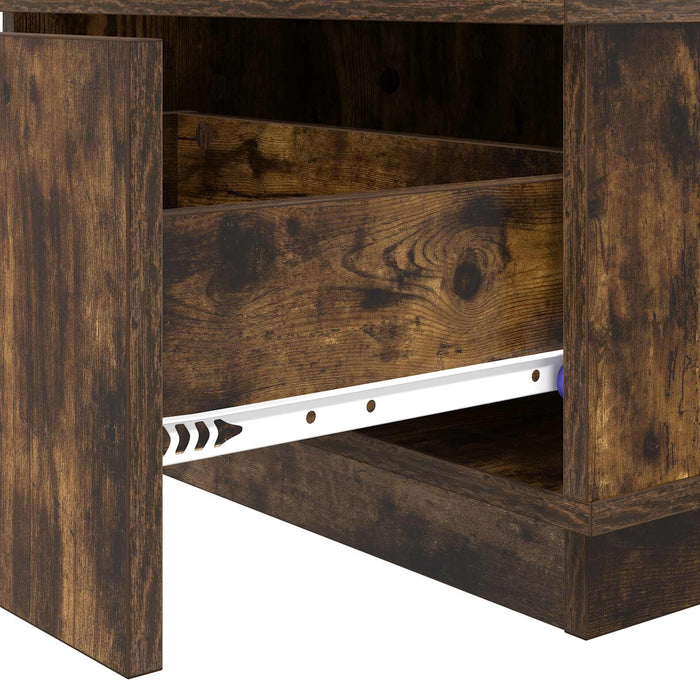 Masă de cafea Stejar fumuriu 95 x 55 x 31 cm Lemn compozit - WALTI WALTI