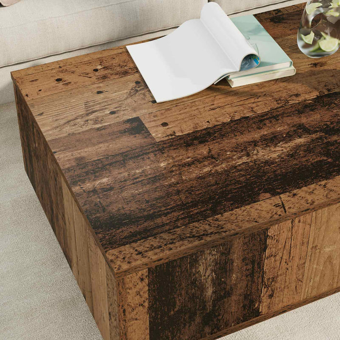 Masă de cafea Lemn vechi 95 x 55 x 31 cm Lemn compozit - WALTI WALTI