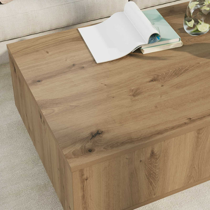 Masă de cafea Stejar Artizanal 95 x 55 x 31 cm Lemn compozit - WALTI WALTI