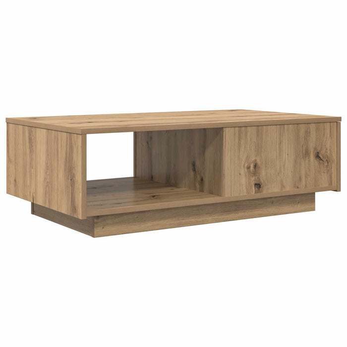 Masă de cafea Stejar Artizanal 95 x 55 x 31 cm Lemn compozit - WALTI WALTI