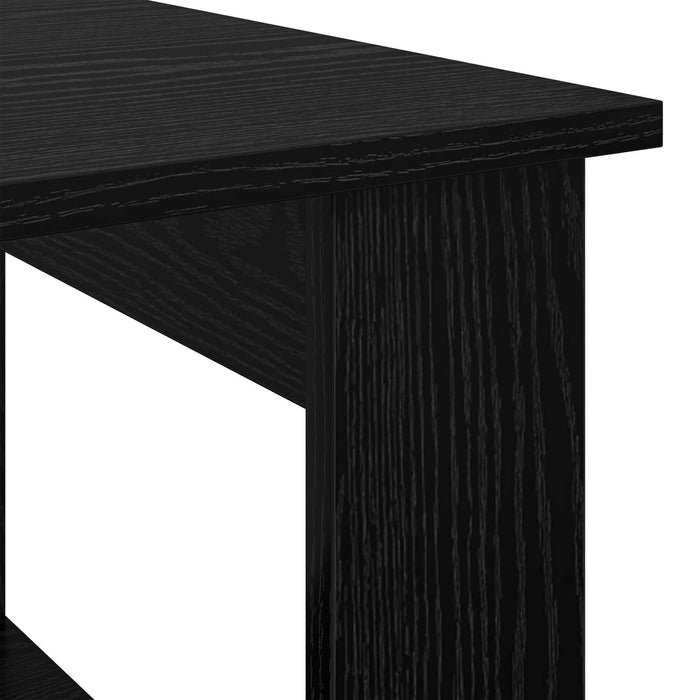 Masă de cafea Stejar Negru 72 x 50 x 50 cm Lemn compozit - WALTI WALTI