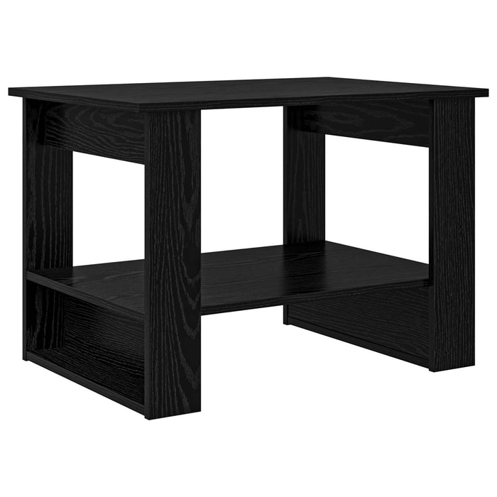 Masă de cafea Stejar Negru 72 x 50 x 50 cm Lemn compozit - WALTI WALTI