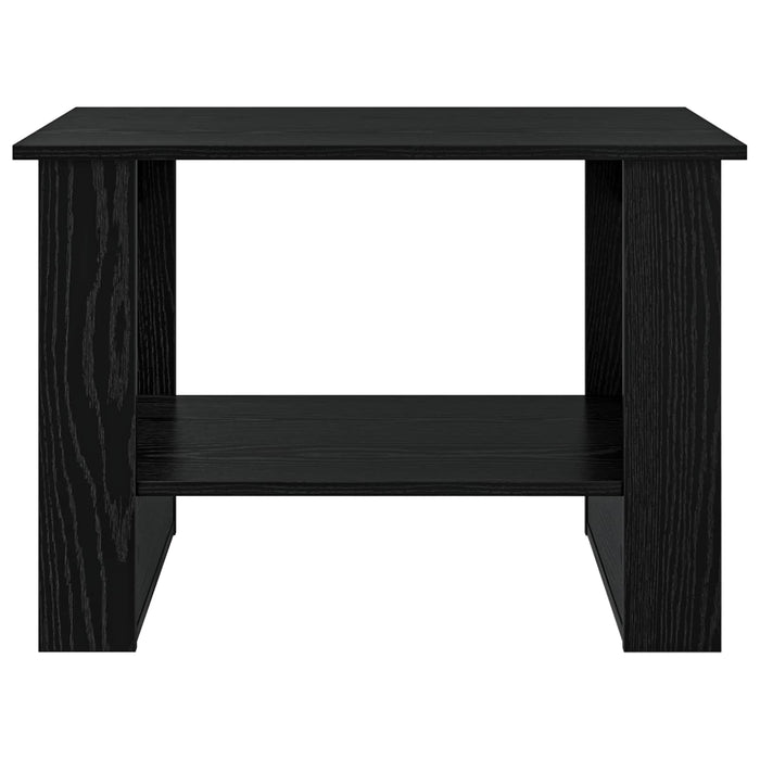 Masă de cafea Stejar Negru 72 x 50 x 50 cm Lemn compozit - WALTI WALTI