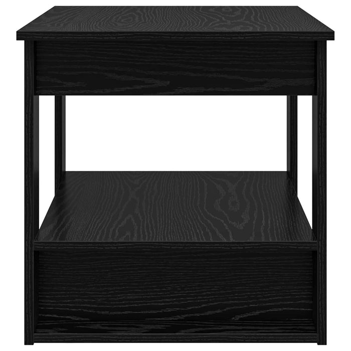 Masă de cafea Stejar Negru 72 x 50 x 50 cm Lemn compozit - WALTI WALTI