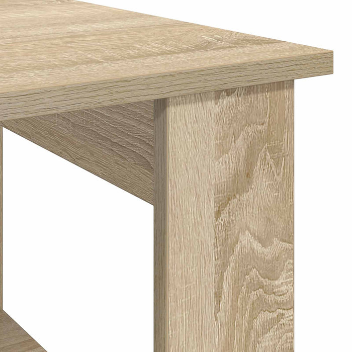Masă de cafea Stejar Sonoma 72 x 50 x 50 cm Lemn compozit - WALTI WALTI