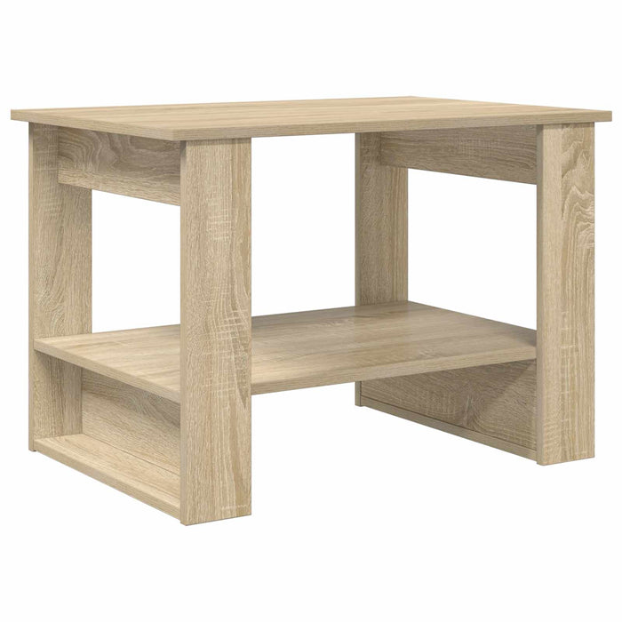 Masă de cafea Stejar Sonoma 72 x 50 x 50 cm Lemn compozit - WALTI WALTI