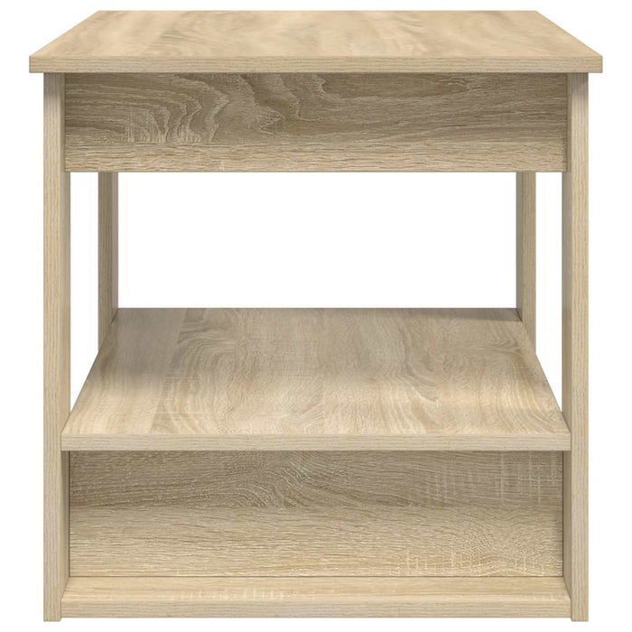 Masă de cafea Stejar Sonoma 72 x 50 x 50 cm Lemn compozit - WALTI WALTI