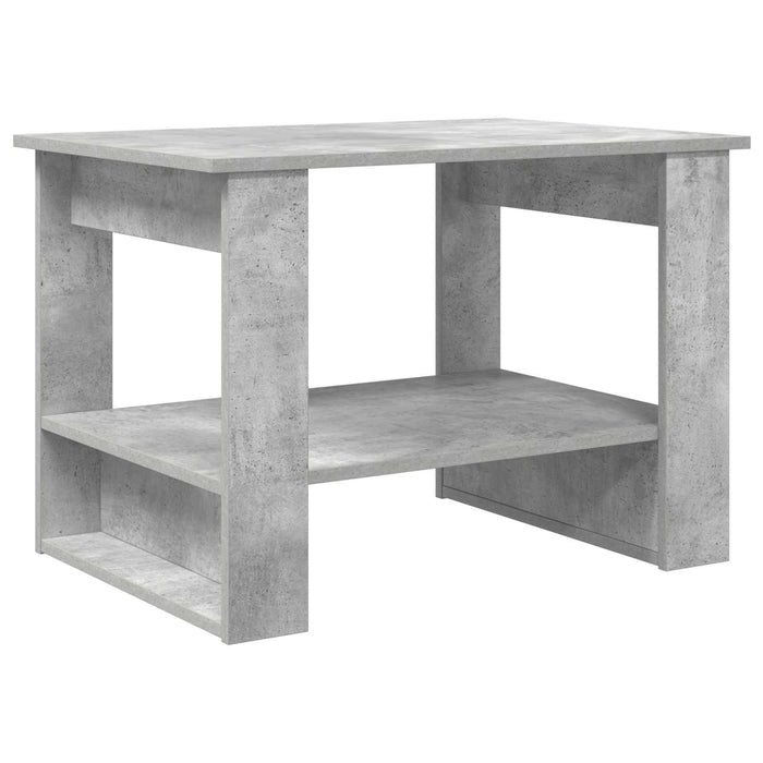 Masă de cafea Gri din beton 72 x 50 x 50 cm Lemn compozit - WALTI WALTI
