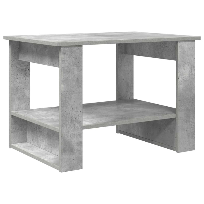 Masă de cafea Gri din beton 72 x 50 x 50 cm Lemn compozit - WALTI WALTI