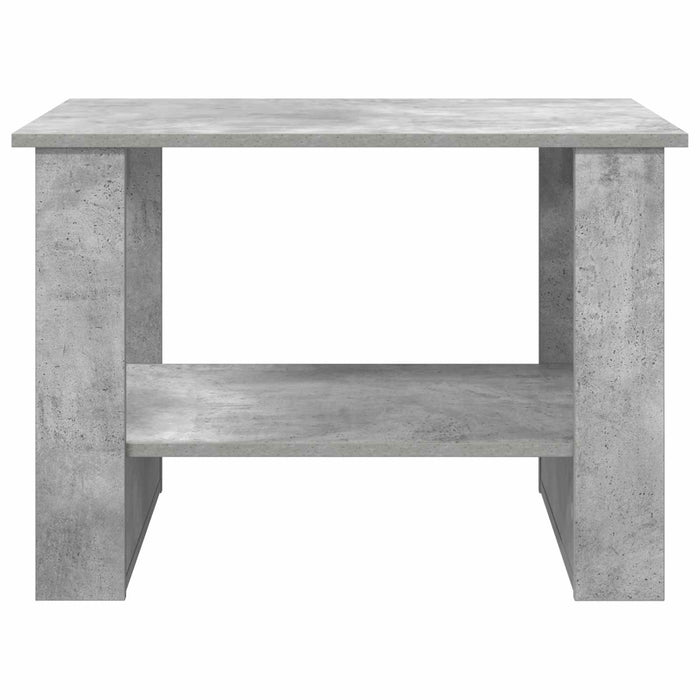 Masă de cafea Gri din beton 72 x 50 x 50 cm Lemn compozit - WALTI WALTI