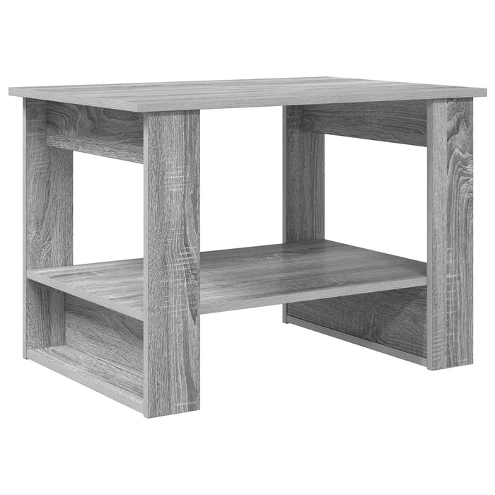 Masă de cafea Gri Sonoma 72 x 50 x 50 cm Lemn compozit - WALTI WALTI