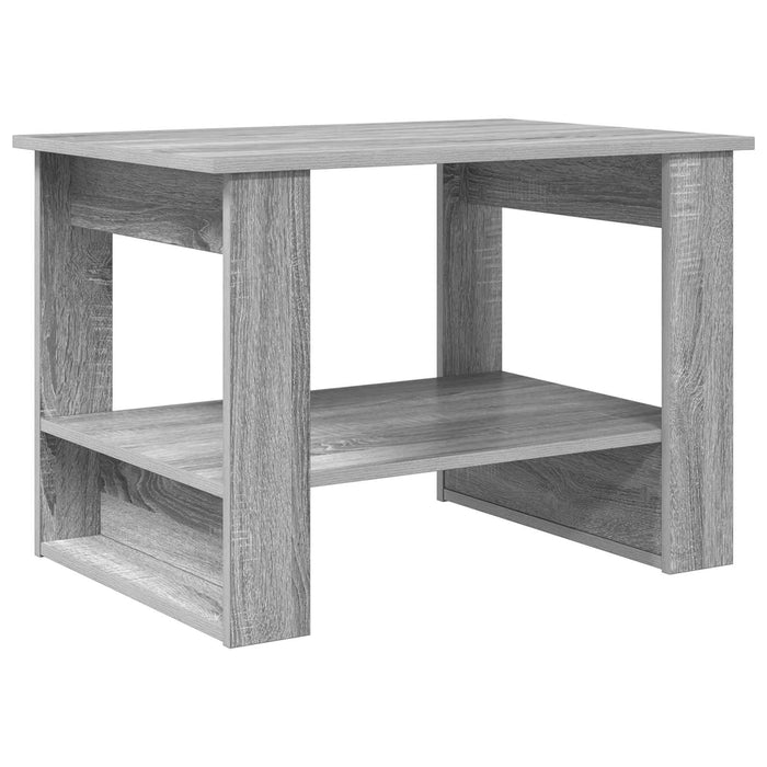 Masă de cafea Gri Sonoma 72 x 50 x 50 cm Lemn compozit - WALTI WALTI