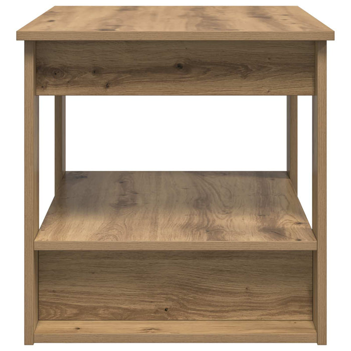 Masă de cafea Stejar Artizanal 72 x 50 x 50 cm Lemn compozit - WALTI WALTI