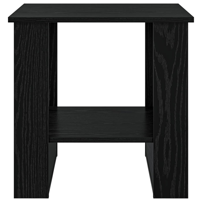 Masă de cafea Stejar Negru 51 x 50 x 50 cm Lemn compozit - WALTI WALTI