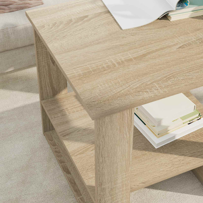 Masă de cafea Stejar Sonoma 51 x 50 x 50 cm Lemn prelucrat WALTI