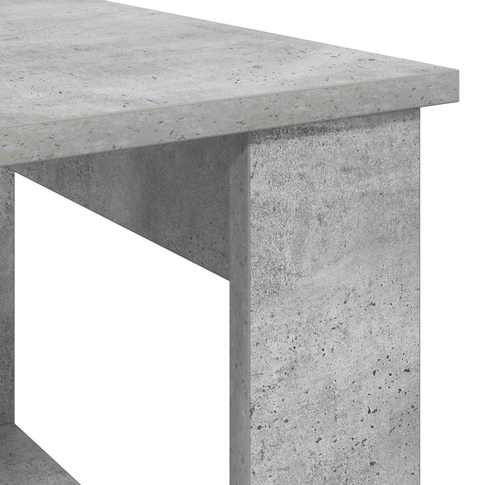 Masă de cafea Gri din beton 51 x 50 x 50 cm Lemn compozit - WALTI WALTI