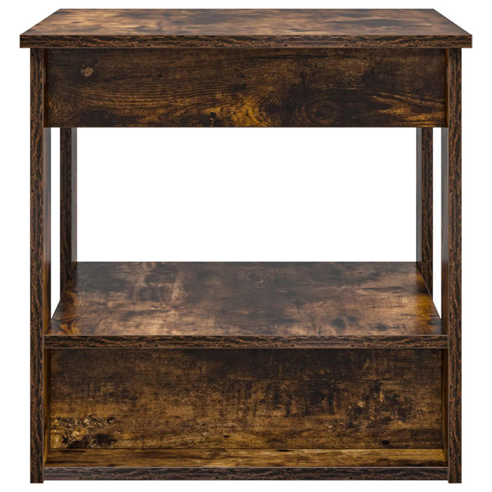 Masă de cafea Stejar fumuriu 51 x 50 x 50 cm Lemn compozit - WALTI WALTI