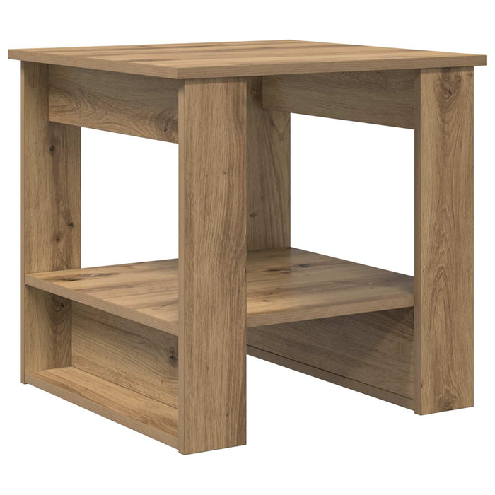 Masă de cafea Stejar Artizanal 51 x 50 x 50 cm Lemn prelucrat WALTI