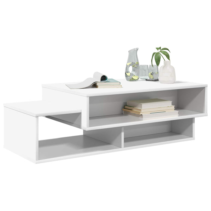 Masă de cafea Alb 105 x 50 x 32,5 cm Lemn compozit - WALTI WALTI