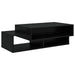 Masă de cafea Stejar Negru 105 x 50 x 32,5 cm Lemn compozit - WALTI WALTI