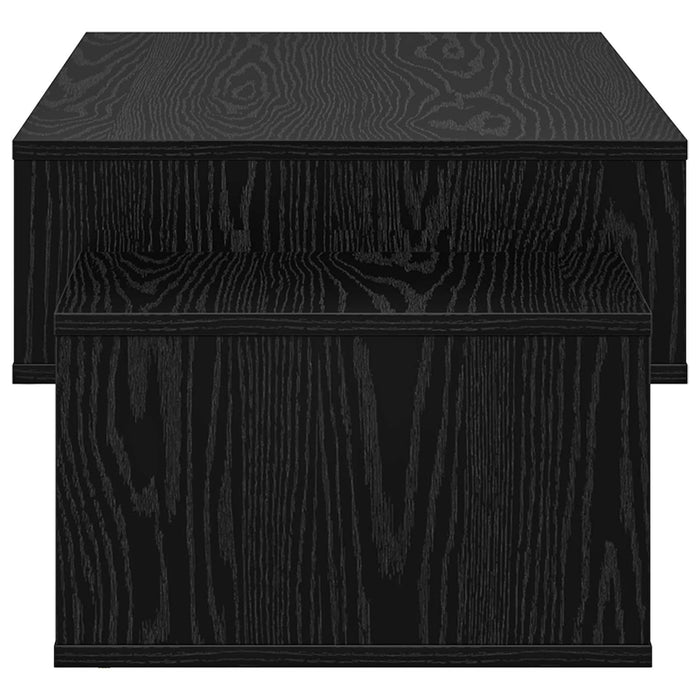 Masă de cafea Stejar Negru 105 x 50 x 32,5 cm Lemn compozit - WALTI WALTI