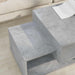 Masă de cafea Gri din beton 105 x 50 x 32,5 cm Lemn compozit - WALTI WALTI