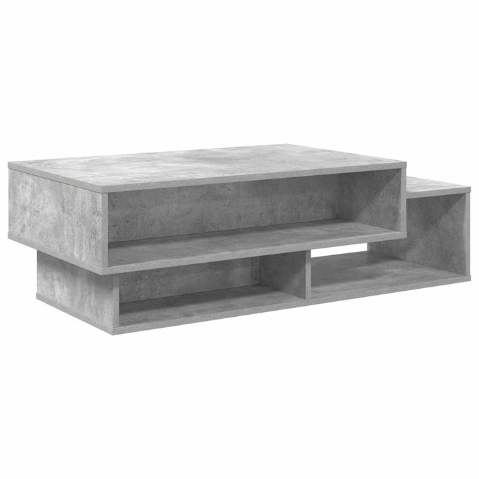 Masă de cafea Gri din beton 105 x 50 x 32,5 cm Lemn compozit - WALTI WALTI