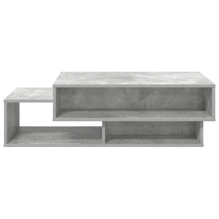 Masă de cafea Gri din beton 105 x 50 x 32,5 cm Lemn compozit - WALTI WALTI