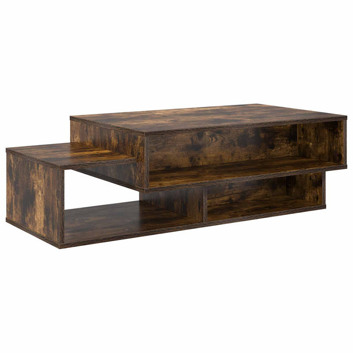Masă de cafea Stejar fumuriu 105 x 50 x 32,5 cm Lemn compozit - WALTI WALTI
