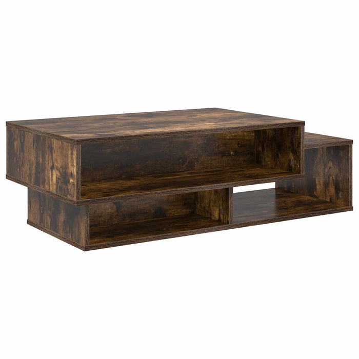 Masă de cafea Stejar fumuriu 105 x 50 x 32,5 cm Lemn compozit - WALTI WALTI